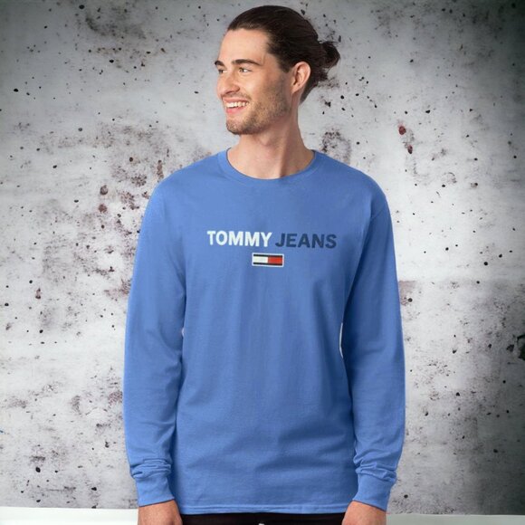 Tommy Hilfiger 78J4107 420 Long Sleeve Tee T shirt NWT - Picture 1 of 9